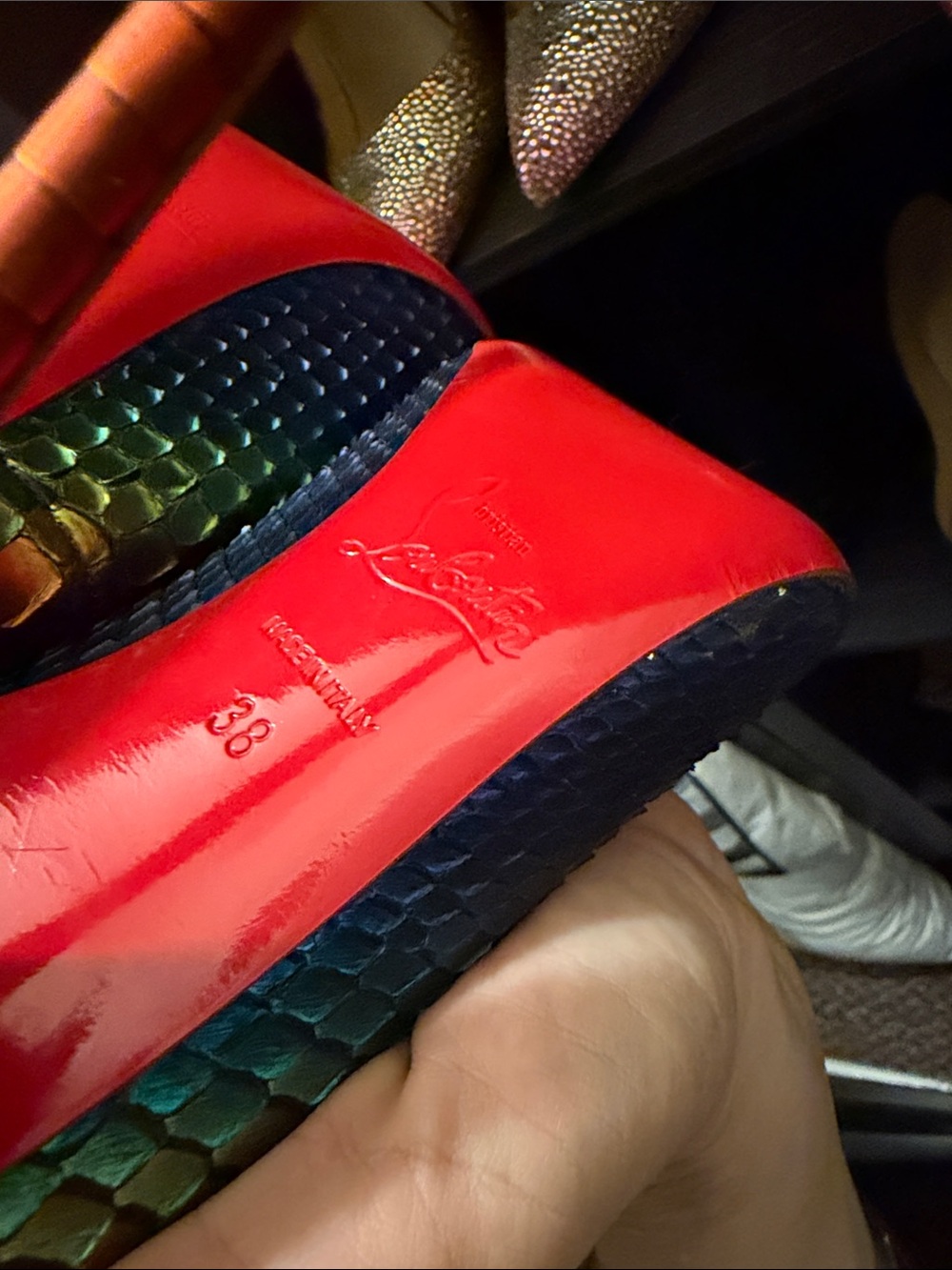 Louboutin Rainbow 🌈 Python So Kate - Picture 11 of 11